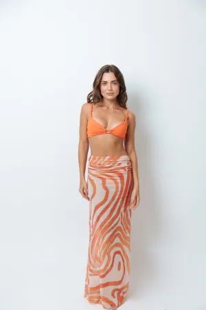 Alma Coral Skirt