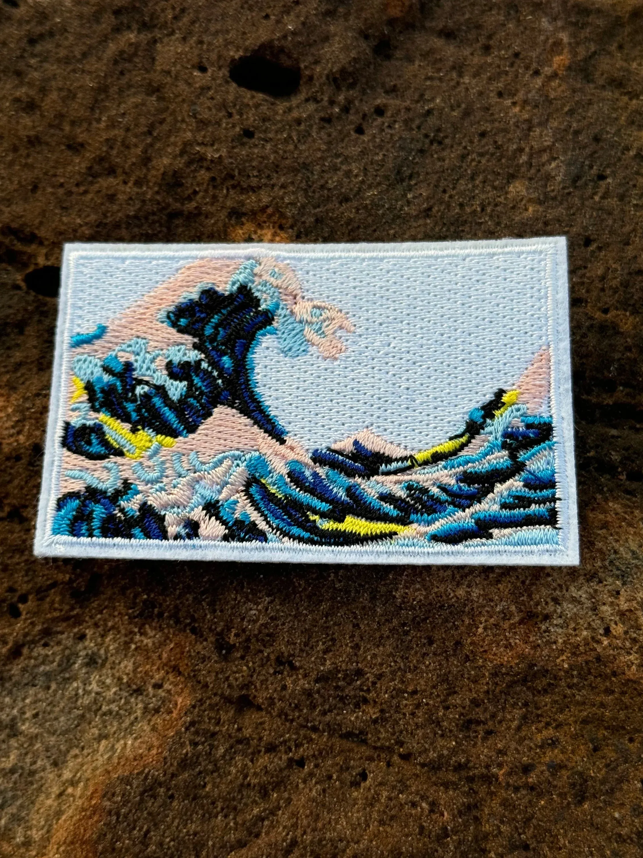 Beach Waves Iron On Patch