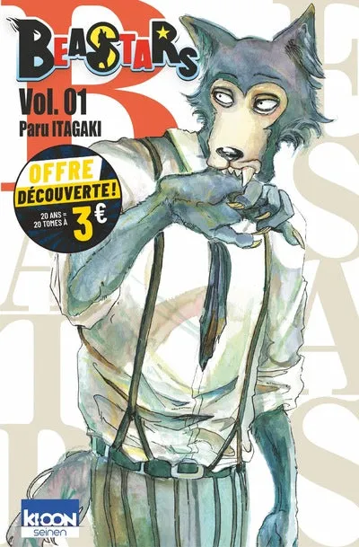 BEASTARS T01 A 3 EUROS