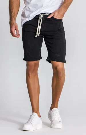 Black Label Denim Shorts