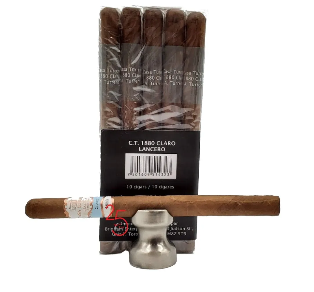 Casa Turrent 1880 Claro Lancero...SAVE 10% ON A BUNDLE OF 10