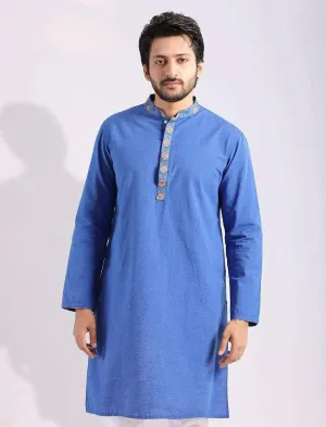 Cut & Sew Slim Fit Panjabi