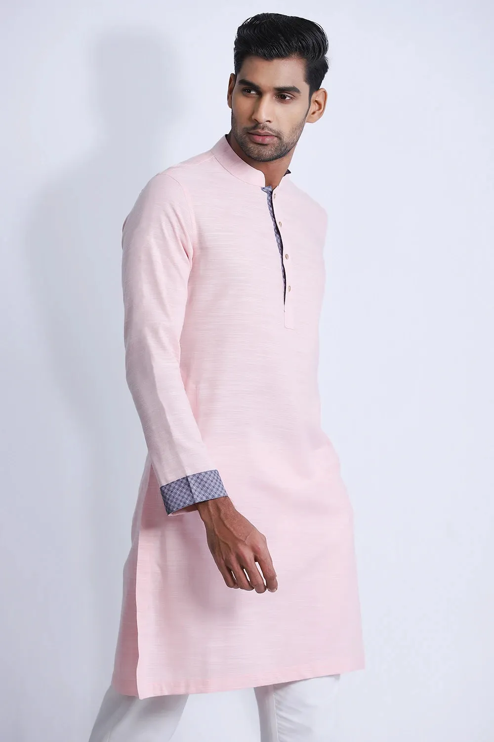 Cut & Sew Slim Fit Panjabi