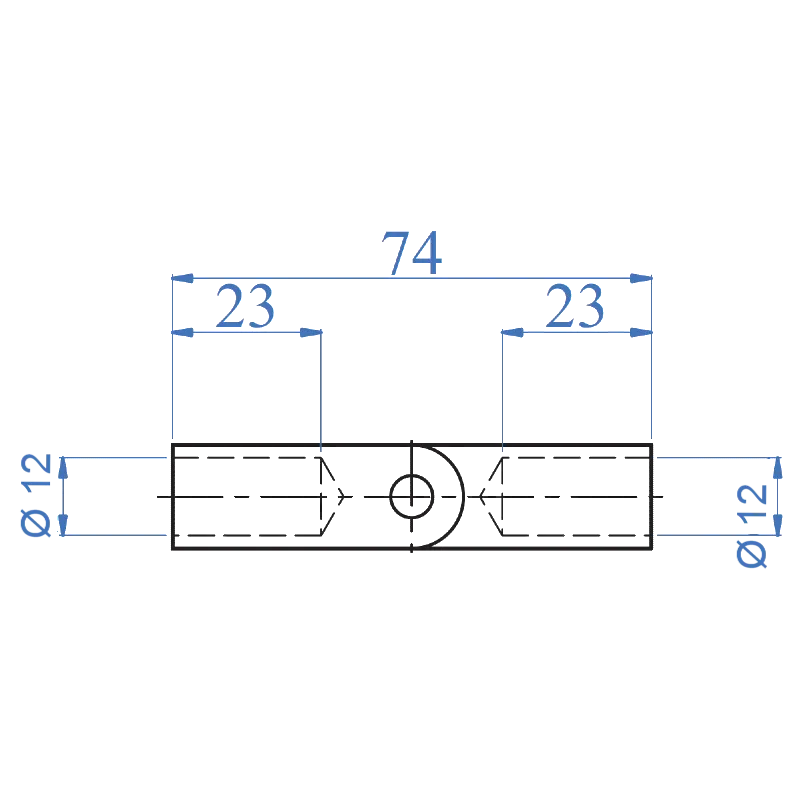 Inox® Pivotable Round Bar Connector