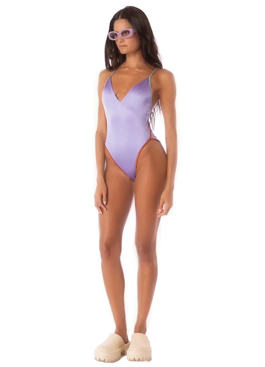 Maaji Lavander Wisteria Mae Classic One Piece