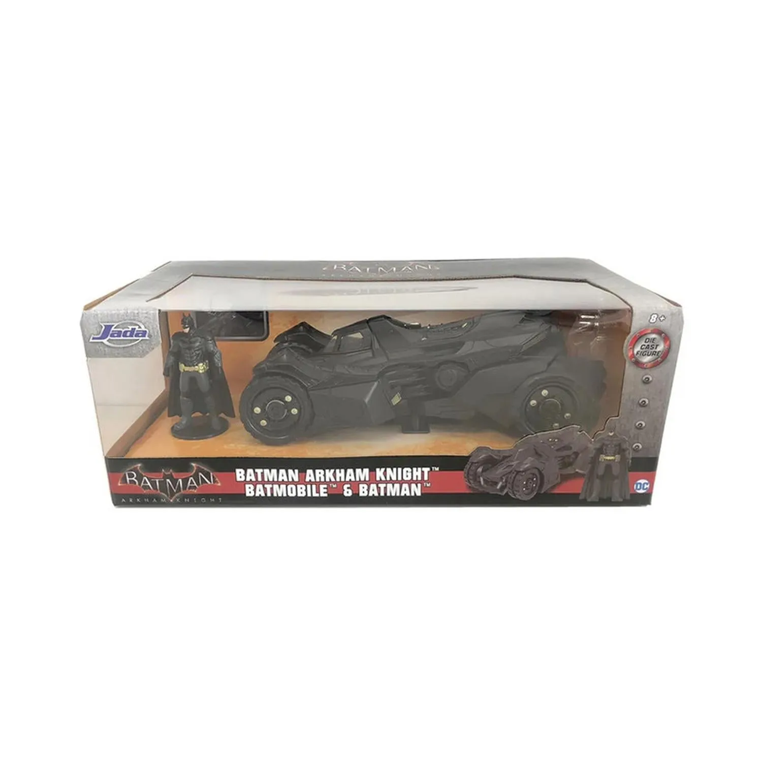 New Arrival Jada Toys Vehículo Batimobile & Batman Escala 1:24 Batman: Arkham Knight