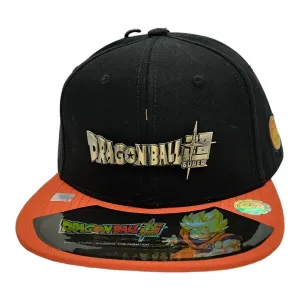 New Arrival Kndit Caps Gorra Negra Con Naranja Placa Bronce Logo Super Dragon Ball