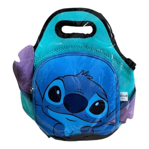 New Arrival Siglo 21 Lonchera Turquesa Contorno Negra Stitch Orejas Largas Lilo & Stitch