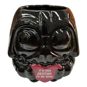 New Arrival Siglo 21 Taza 3D Negra Darth Vader Corazón Star Wars