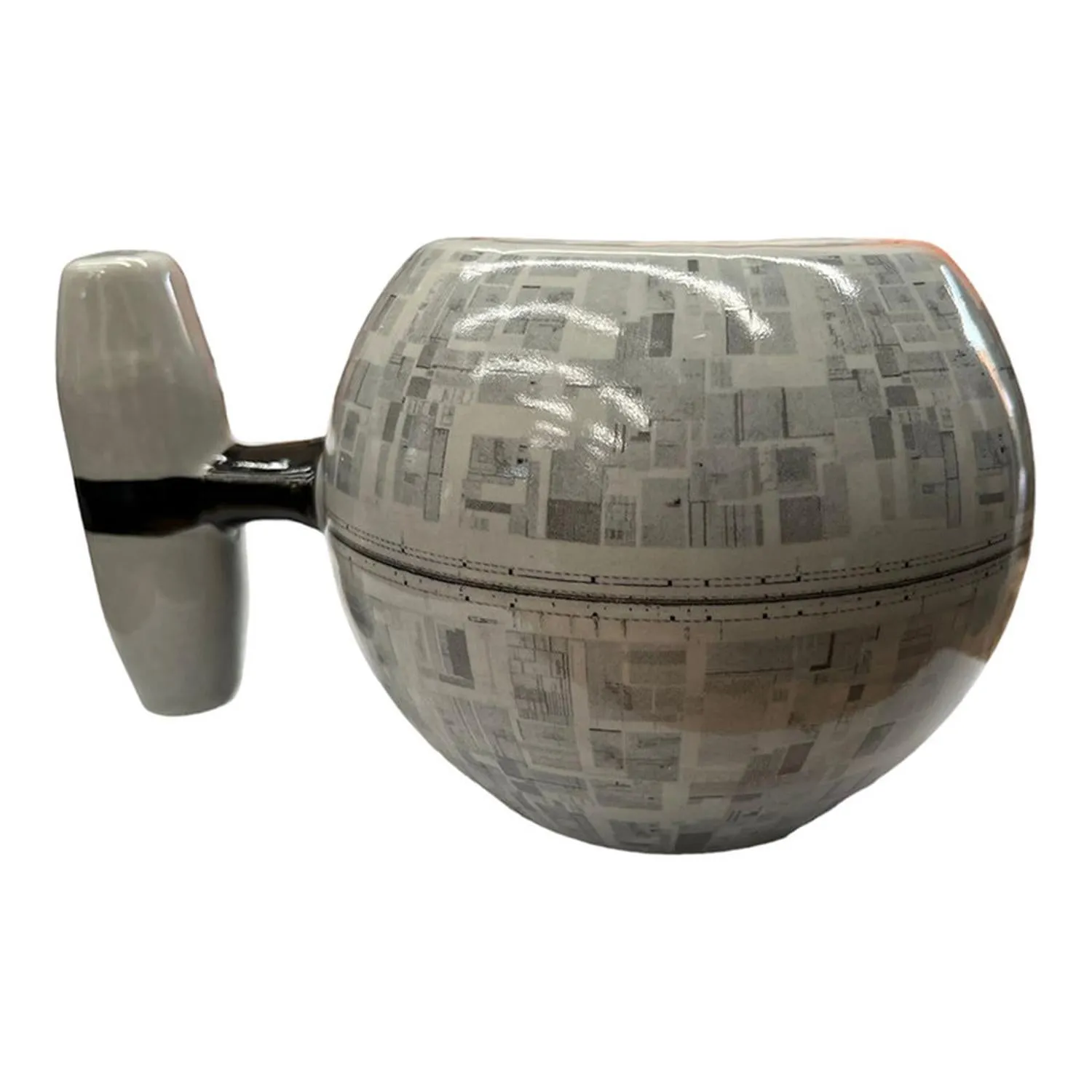 New Arrival Siglo 21 Taza Gris 3D Nave Star Wars