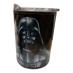 New Arrival Siglo 21 Termo Negro Tapa Transparente Darth Vader Star Wars