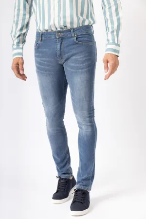 Pantalón Denim Azul Claro