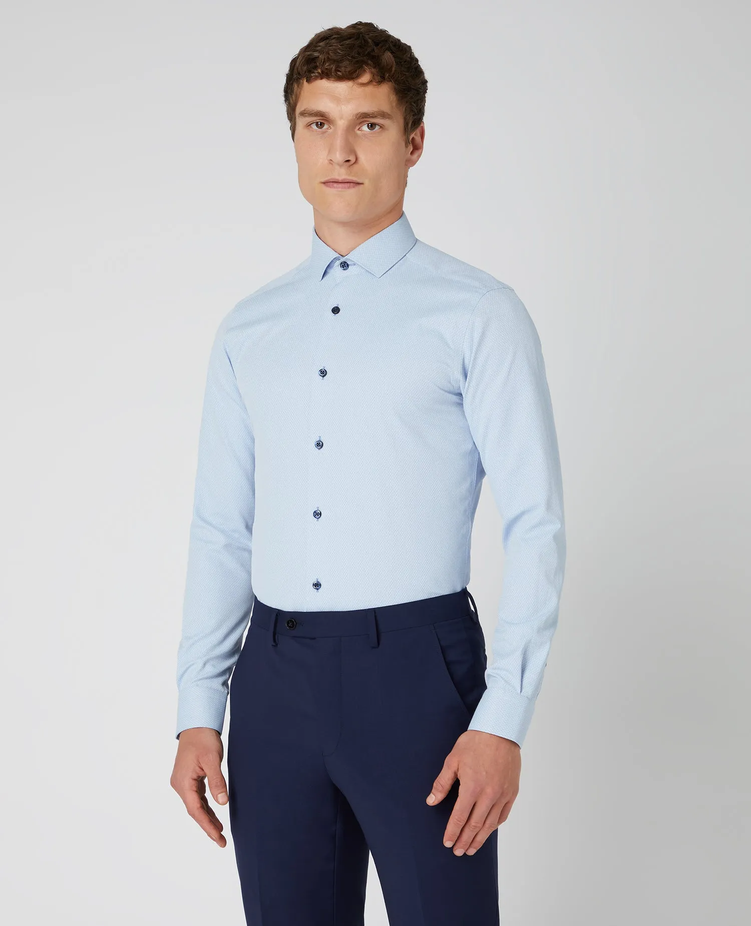 Slim Fit Cotton-Blend Shirt