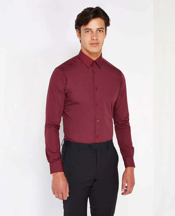 Slim Fit Cotton-Blend Shirt