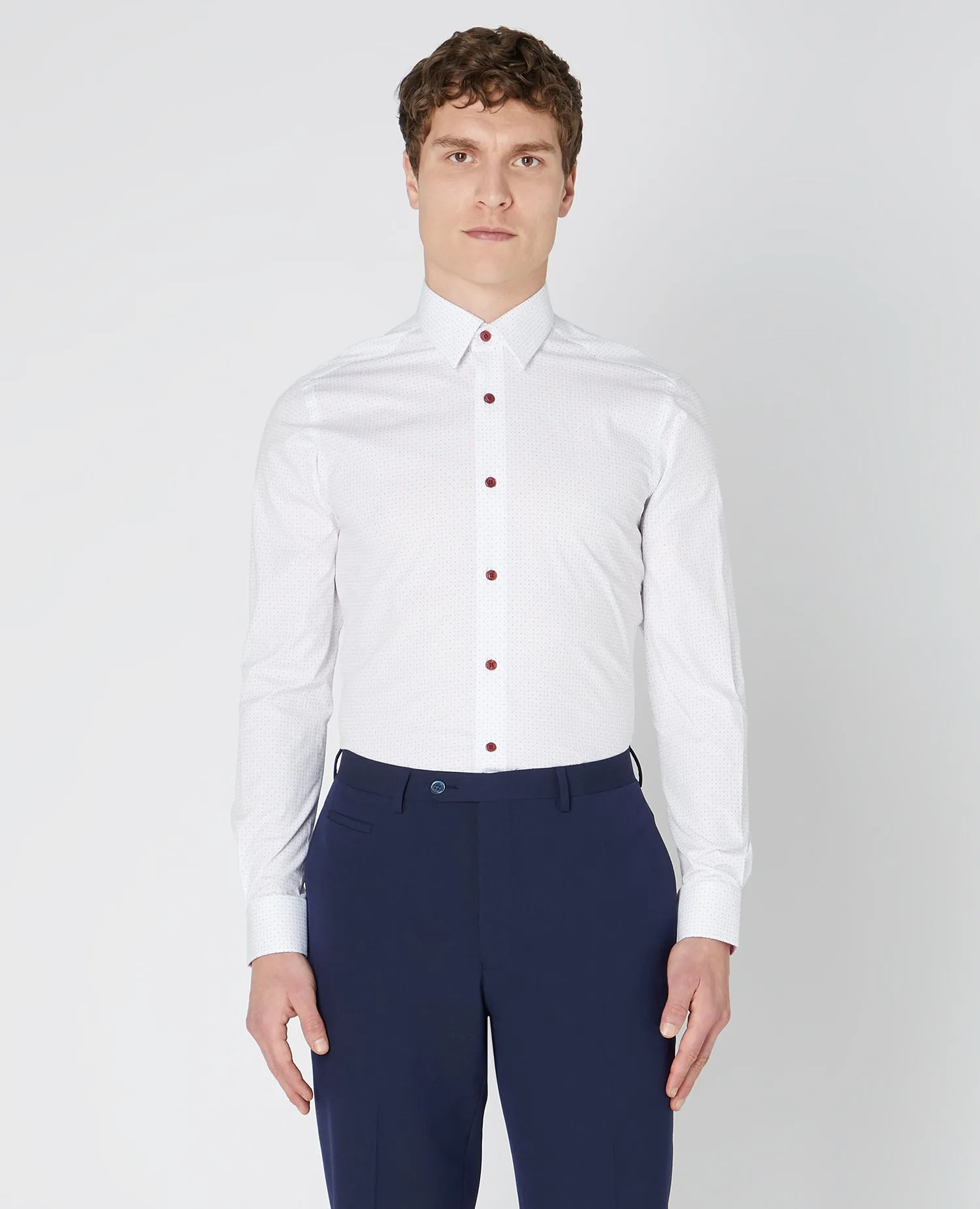 Slim Fit Cotton Print Shirt