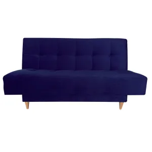 Sofa Cama London 3 Posiciones Tela Amigable a las Mascotas Azul