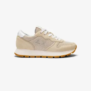 Sun 68 Ally Glitter Textile Women's Gold